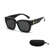 Polarized Square Sunglasses with Wrap Around Design Style 1