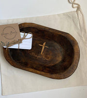 Prayer Bowl Dough Bowl Cross religious gifts