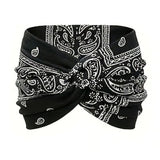 Soft Printed Cross Yoga Headband