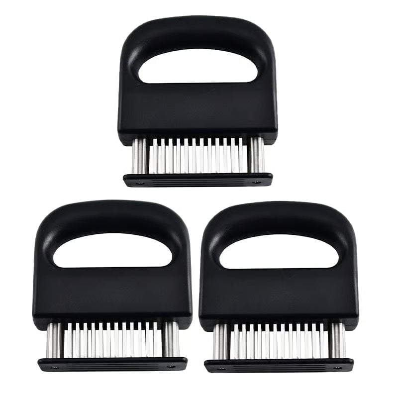 🔪 Spring-Loaded Meat Tenderizer | Professional Kitchen Tool