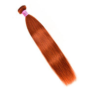 Virgin Straight Hair Ginger Hair 1 Piece #350 Pure Color 8-30 Inch Hair Bundles