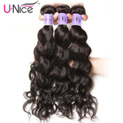 Brazilian Natural Wave 3 Bundles With Lace Closure On Sale Kysiss Series